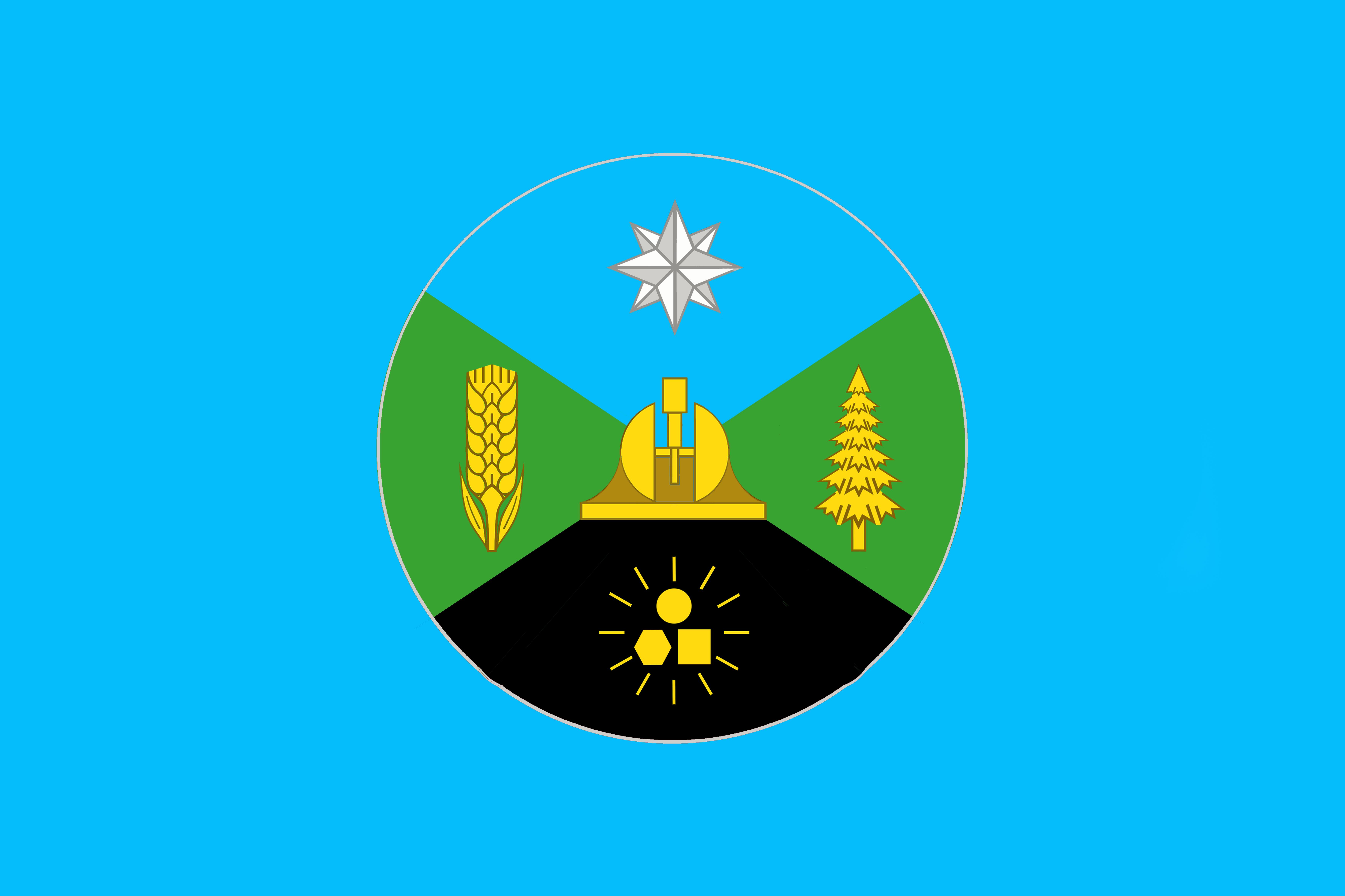 Флаг Змеиногорского района Алтайского края.