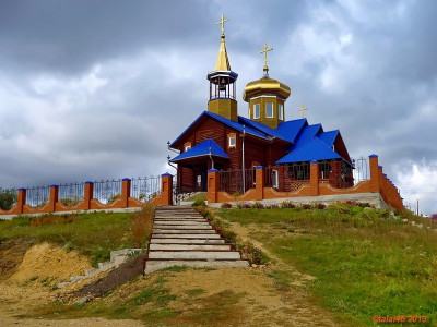 Храм Преображения Господня в городе Змеиногорске.